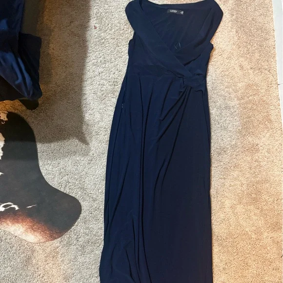 Ralph Lauren | Dresses | Ralph Lauren Midnight Blue Gown | Poshmark
